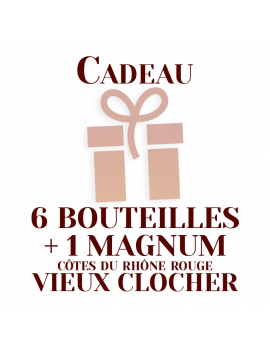 Offert : 1 Magnum + 6 Bouteilles Vieux Clocher d'une valeur de